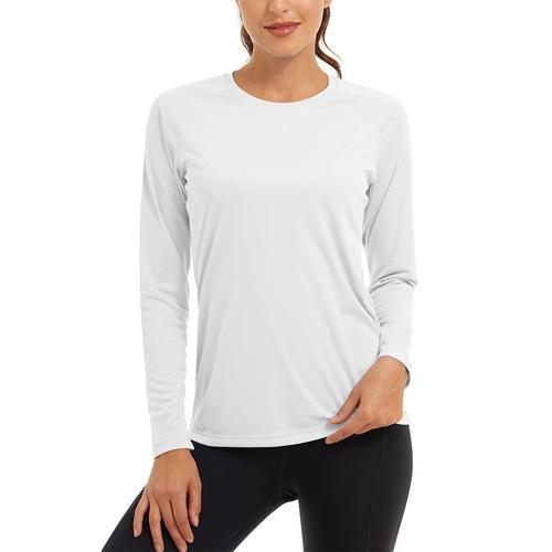 Kefitevd T-Shirt À Manches Longues Pour Femme Séchage Rapide Avec P... on Productcaster.