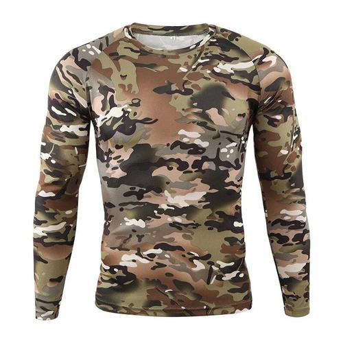 Dulhunting-T-Shirt À Manches Longues Camsolomon Pour Homme,Vêtement... on Productcaster.