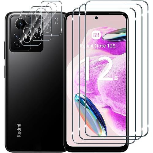 Pour Xiaomi Note 12s Verre Trempé, 3+3 Pièces Protecteurs D'écran E... on Productcaster.