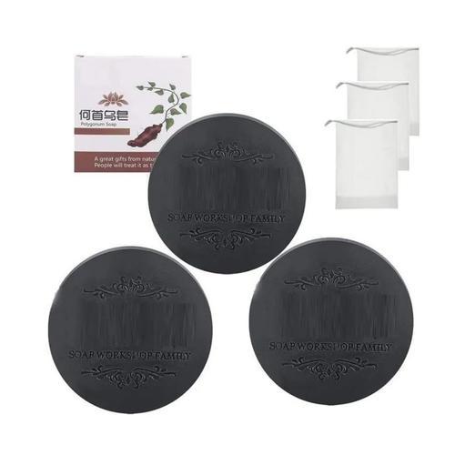 Black & Thick Hair Fallopia Multiflora Shampoo Bar, Polygonum Shamp... on Productcaster.