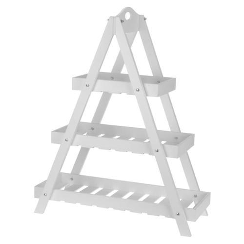 Progarden Support Triangulaire 3 Niveaux Bois Blanc on Productcaster.