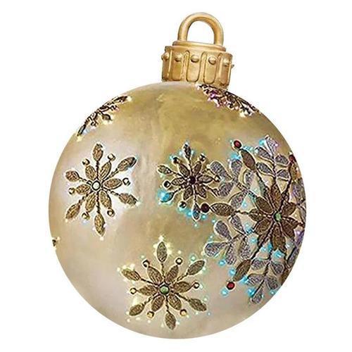 Boule Gonflable Géante En Pvc,60cm,Décoration Pour Arbre De Noël,Po... on Productcaster.