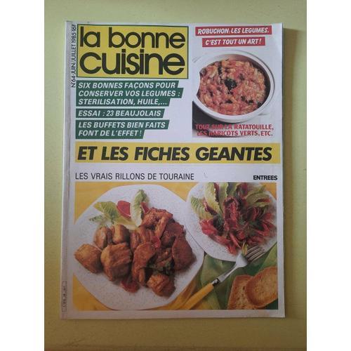 La Bonne Cuisine No64 / Juin-Juillet 1985 on Productcaster.