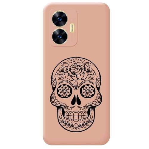 Coque Rose Realme C55 Mort Mexicaine Calavera on Productcaster.