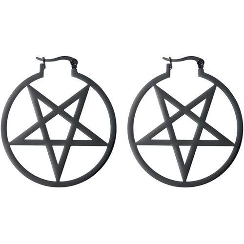 Boucles D'oreilles Pendantes En Forme De Tête De Chèvre Satanique I... on Productcaster.