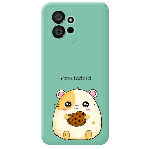 Coque Turquoise Redmi Note 12 4g Hamster Cookie Kawaii Avec Votre T... on Productcaster.