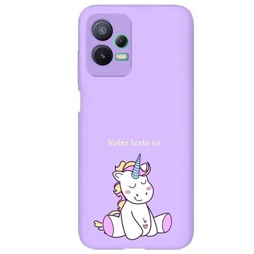 Coque Violet Redmi Note 12 Pro Licorne Enjoy Personnalisee on Productcaster.