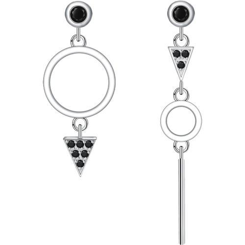 Boucles D'oreilles Argent Sterling 925 Pour Femme Style Géométrique... on Productcaster.