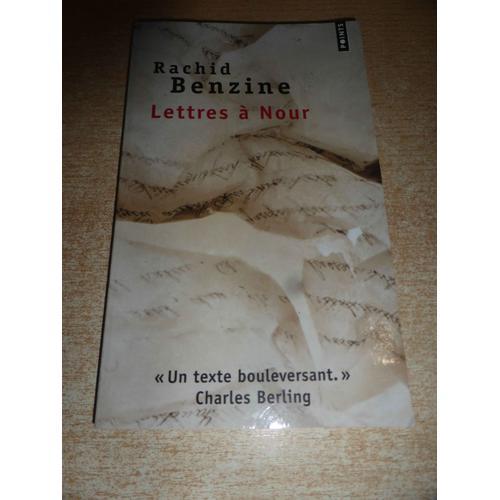 Lettres A Nour - R. Benzine on Productcaster.