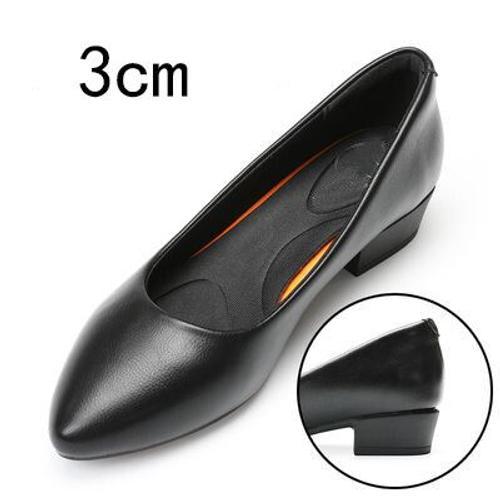 Chaussures De Travail En Cuir Noir Pour Femmes,Escarpins À Talons É... on Productcaster.