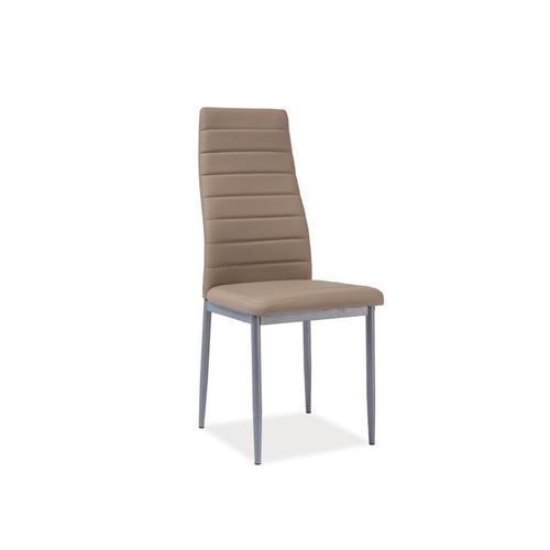 Chaise H261 Bis Aluminium / Beige Fonce on Productcaster.