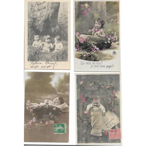 Lot De 22 Cartes Postales Anciennes Thème "Bébés" on Productcaster.