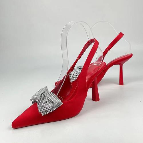 Sandales À Talons Hauts Et Strass Brillants Pour Femme,Chaussures D... on Productcaster.