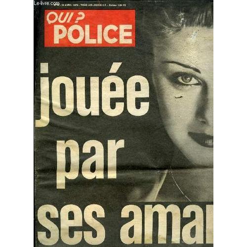 Qui ? Police N° 15 - Après Six Ans De Bonheur Fou Les Époux Déciden... on Productcaster.