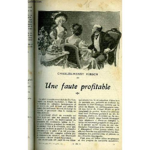 Lisez Moi N° 123 - Une Faute Profitable Par Charles Henry Hirsch, A... on Productcaster.