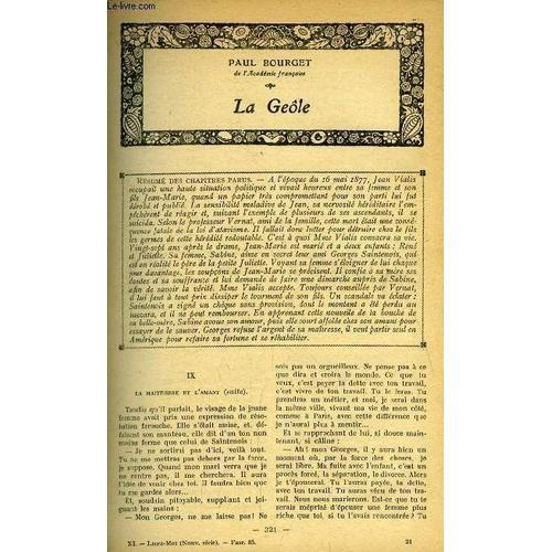 Lisez Moi - Nouvelle Série - N° 85 - La Geole (Ix) Par Paul Bourget... on Productcaster.