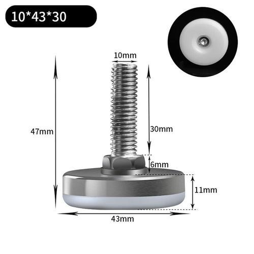 Pieds De Machine D'abattage Réglables,M6,M8,M10,Base À Visser Recom... on Productcaster.