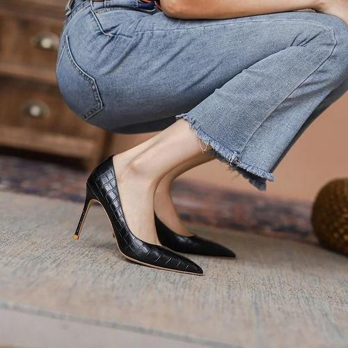 Talons Aiguilles Confortables Pour Femmes,Chaussures Simples All-Ma... on Productcaster.