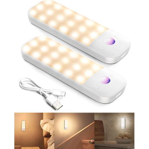 Veilleuse Avec Détecteur De Mouvement, Pack De 2 36 Lampes Led, Por... on Productcaster.