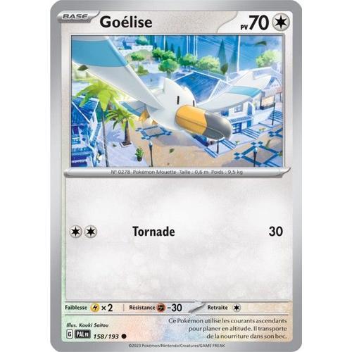 Carte Pokémon - Goélise - 158/193 - Ev2 Evolutions À Paldea on Productcaster.