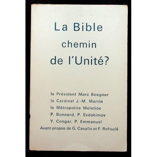 La Bible Chemin De L'unité ? on Productcaster.