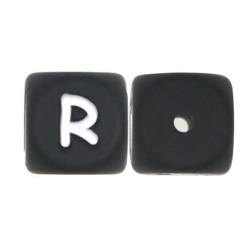 Kovict-Perles Lettres Noires En Silicone Pour Bijoux,Accessoire De ... on Productcaster.