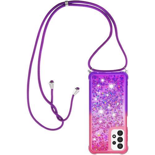 Collier Pour Samsung Galaxy M23 5g/A23 Silicone Coque, Glitter Liqu... on Productcaster.