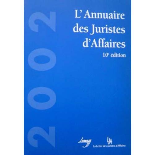 Annuaire Des Juristes D'affaires - 10° Édition on Productcaster.