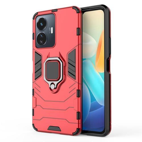 Saturcase Coque Pour Vivo Y77 5g, Bague Béquille Hybride 2 En 1 Pc ... on Productcaster.