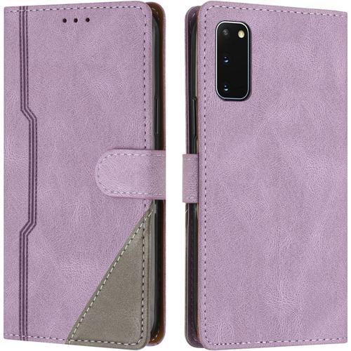 Coque Pour Samsung Galaxy S20, Housse Etui Portefeuille Cuir Multif... on Productcaster.