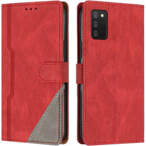 Coque Pour Samsung Galaxy A03s, Housse Etui Portefeuille Cuir Multi... on Productcaster.