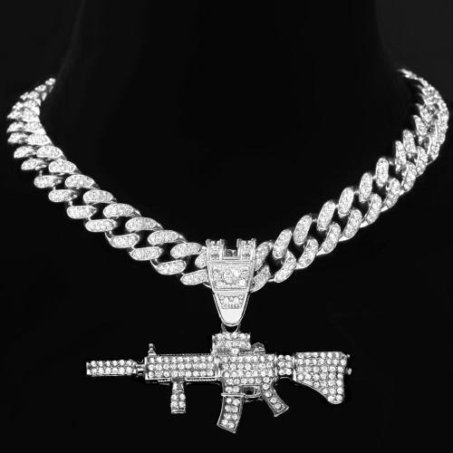 Collier Avec Pendentif Pistolet Ak47 Pour Hommes Et Femmes,13mm,Cub... on Productcaster.