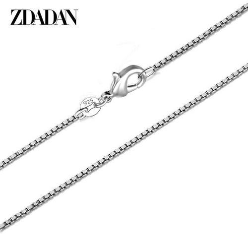 Zdadan-Collier En Argent Regardé Véritable Pour Femme,Bijoux Fantai... on Productcaster.