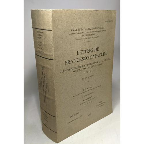 Lettres De Francesco Capaccini - Agent Diplomatique Et Internonce D... on Productcaster.