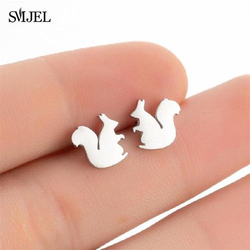 Boucles D'oreilles Animaux En Acier Inoxydable Pour Femmes,Plusieur... on Productcaster.