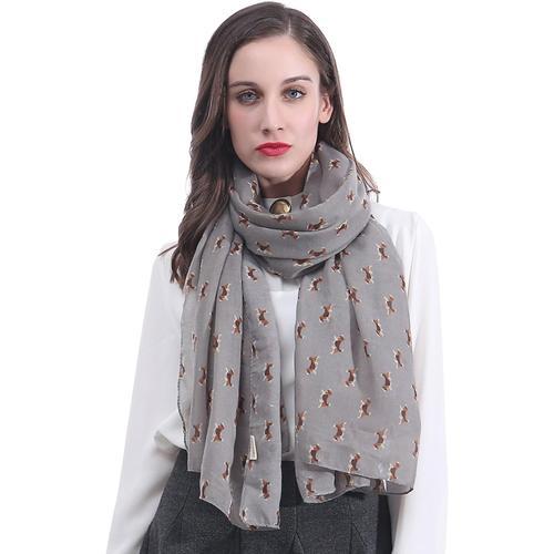 Écharpe Foulard Pour Femme Imprimé Beagle Chien on Productcaster.