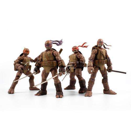 Les Tortues Ninja - Pack 4 Figurines Bst Axn Zombie Turtle (Idw Com... on Productcaster.