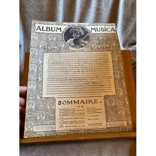 Album Musica N°68 Pierre Lafitte Mai 1908 Vidal Ganne Offenbach Vil... on Productcaster.