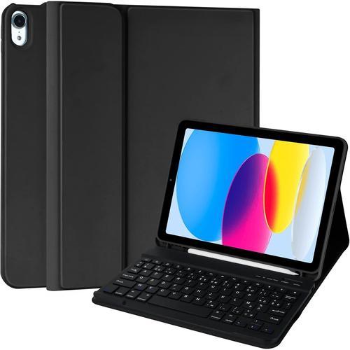 Coque Clavier Pour Nouvel Ipad 10eme 2022 Version,Étui Et Porte-Cra... on Productcaster.