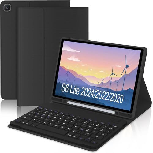 Étui De Clavier Pour Samsung Galaxy Tab S6 Lite 2024/2022/2020 | Sa... on Productcaster.