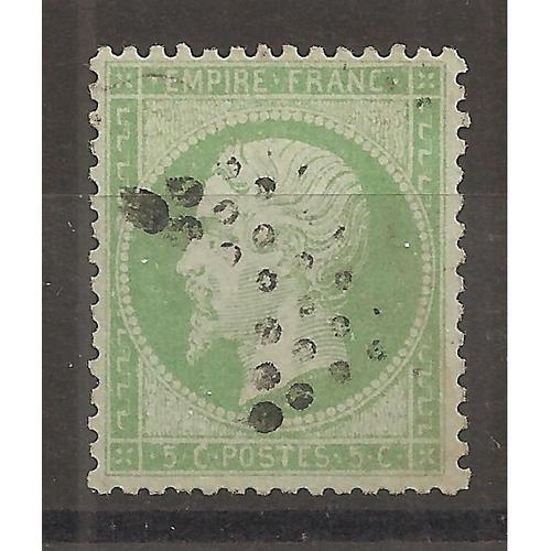 20 (1862) Napoléon I I I 5c Vert Oblitéré (Cote 12e) (0894) on Productcaster.