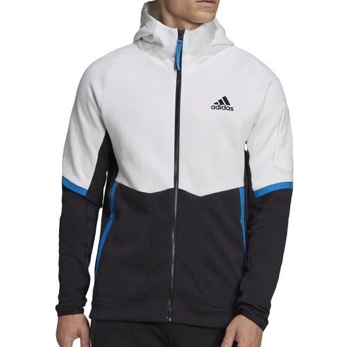 Sweat À Capuche Blanche/Noir Homme Adidas Hc5490 on Productcaster.