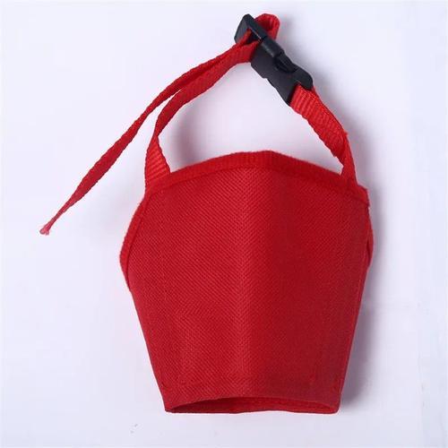 Masque Rouge Réglable En Nylon Pour Animaux De Compagnie,Morsure D'... on Productcaster.