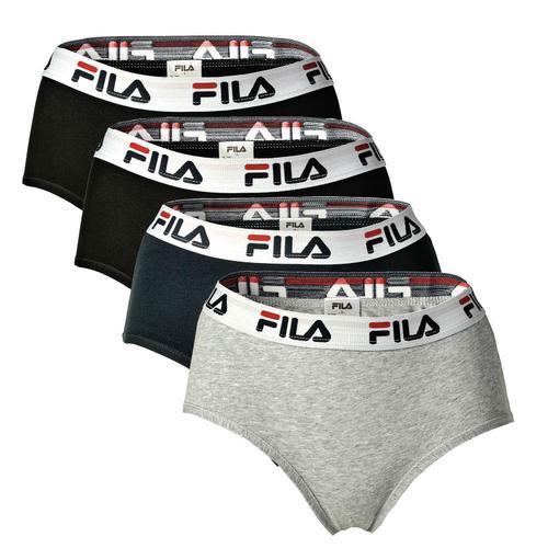 Fila Women's Hipster - Slip 4-Pack, Ceinture Logo, Coton Stretch, U... on Productcaster.