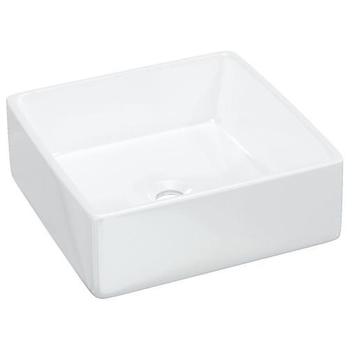 Lavabo blanc 37x37x13 cm céramique carré vidaXL vidaXL on Productcaster.