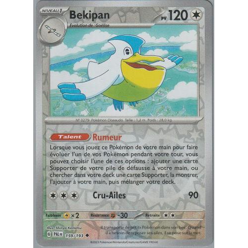 Carte Pokémon - Bekipan - 159/193 - Reverse - Ev2 Evolutions À Paldea on Productcaster.