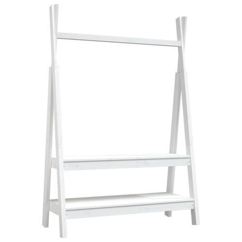 Porte-vêtements Blanc 100x45,5x150 cm Bois de pin massif vidaXL vid... on Productcaster.