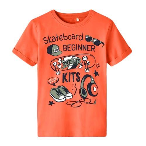 T-Shirt Orange Garçon Name It Vux on Productcaster.