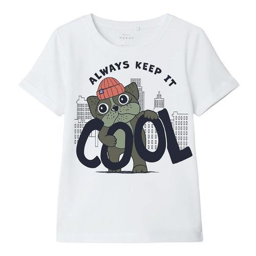 T-Shirt Blanc Garçon Name It Vux on Productcaster.