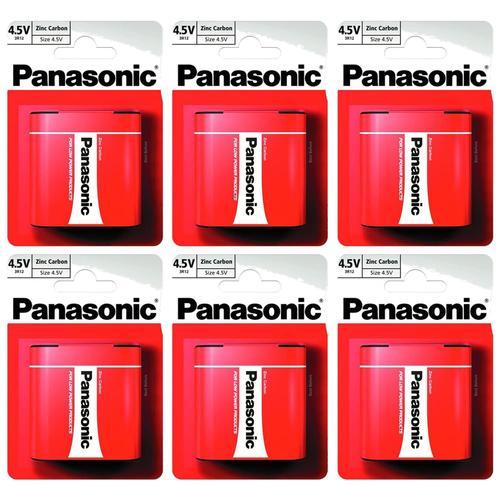 Panasonic Lot de 6 Piles RED Special Power 3R12/Flat Zinc-Carbon 4,... on Productcaster.